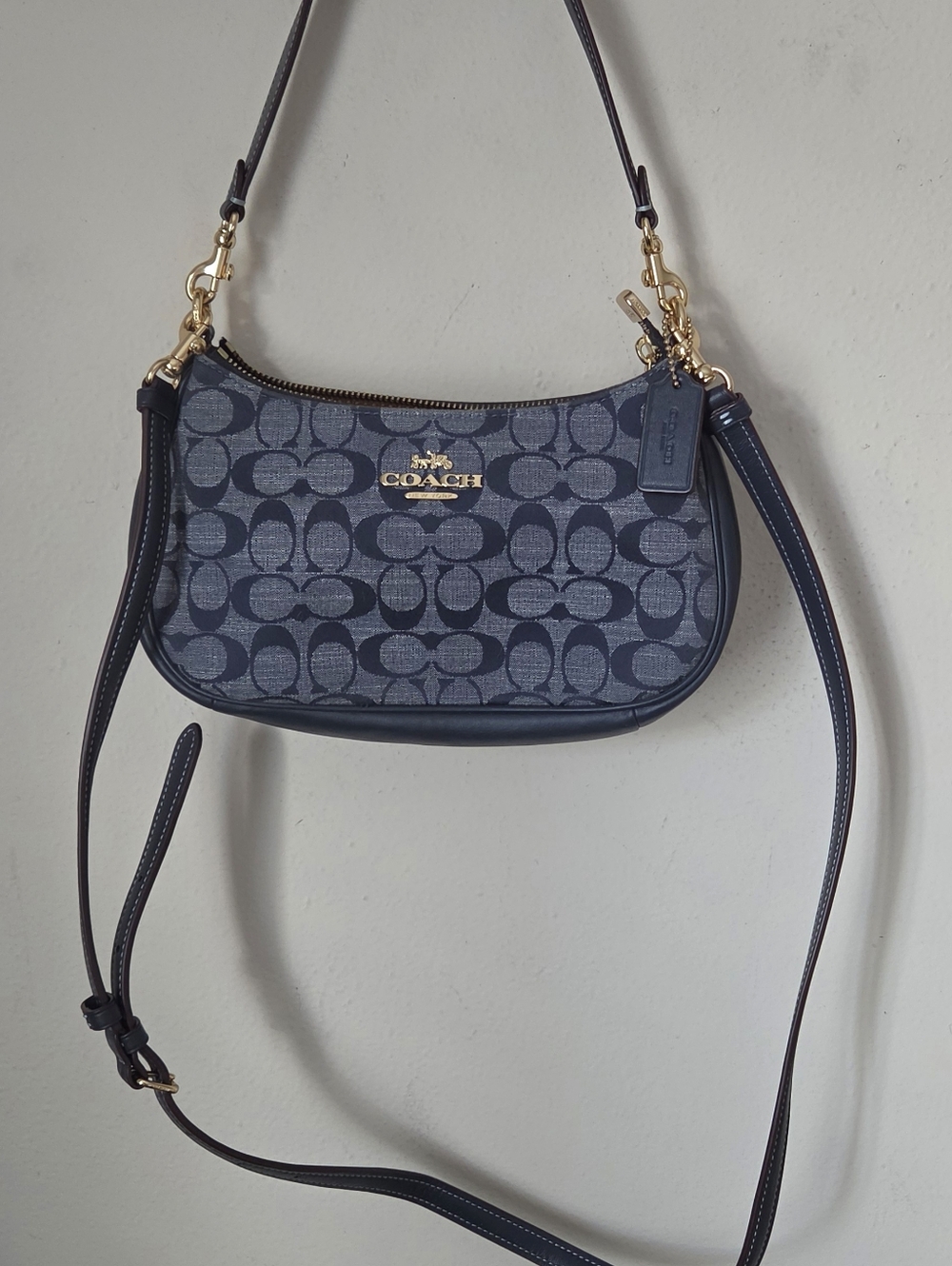 Teri Shoulder Bag Signature Denim